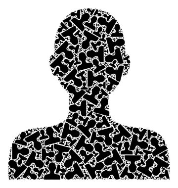 Erkek Simgelerinin Özyinelemeli Kompozisyonu