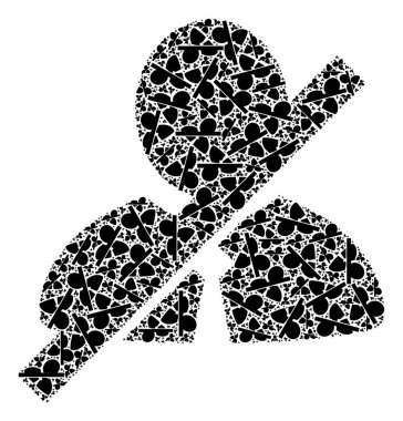 Frorbidden Clerk Simgelerinin Tekrarlayan Mozaiği