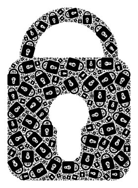 Kilitli Ögelerin Kilitli Fraktal Bileşimi