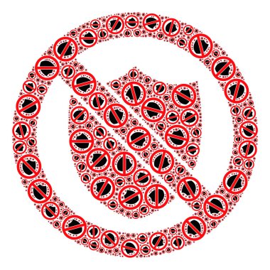 Kalkansız Ögelerin Kalkan Fraktal Kolajı Yok