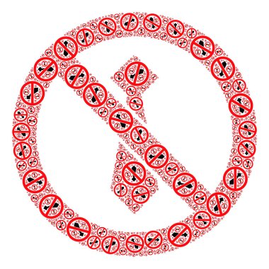 Stop Man Kravatlı Adam Kolajını Durdur