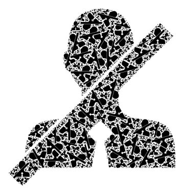 Hiçbir Centilmen Centilmen Ögesi Özyineleme Kolajı Yok