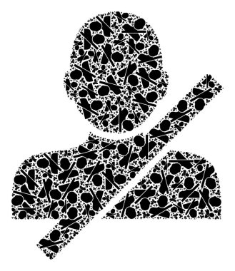 Kısıtlı Kullanıcı Özyineleme Kolajı Kısıtlı Kullanıcı Ögeleri