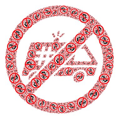 Hapis Polis Aracı Durdurma Kolajı Polis Aracı Simgeleri