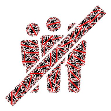 İnsanları Durdur, İnsanları Durdur Simgelerinin Fraktal Kompozisyonu