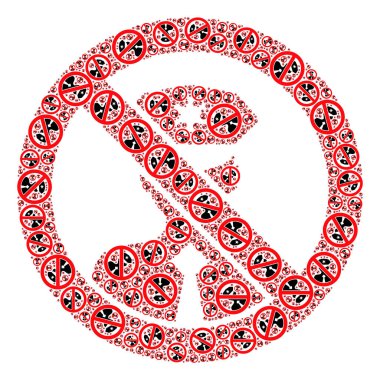 Polis memuru V2 Fraktal Mozaiğini Durdur Polis Memuru V2 Simgeleri