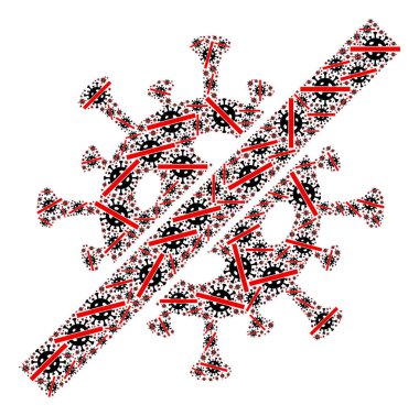 Coronavirus fraktal bileşimini sonlandır Coronavirus Simgelerini sonlandır
