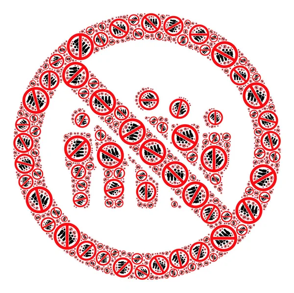 Yasak İnsanlar Halkın Yasak Kolajını Yineleyen Kolajı