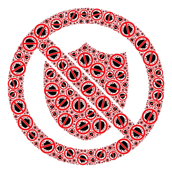 Kalkansız Ögelerin Kalkan Tekrarlama Mozaiği Yok