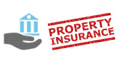 Desenli Özellik Sigortası Mührü ve Yarım Tonlu Banka Servisi