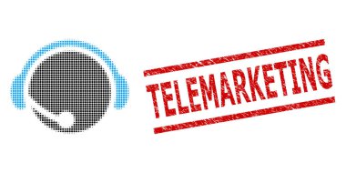 Çiğnenmiş Tele-Pazarlama Mührü ve Yarıtonlu Noktalı Arama Merkezi Operatörü