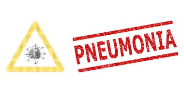 Dokulu Pnömoni Mühür Damgası ve Yarım Tonlu Virüs Tehlike