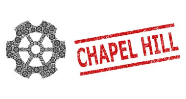 Teçhizat Özyineleme Mozaiği ve Dokulu Şapel Tepesi Mührü