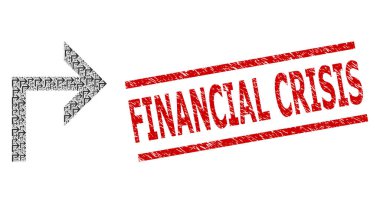 Sağa Dön Mali Kriz Mührü ve Sağa Döndürme Kolajını Sağa Dön