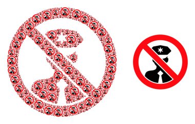 Polis Karakterini Durdur Polis Simgelerini ve Temel Simgeyi Durdur