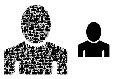 Guy Simgeleri ve Kaynak Simgesi Kolajı