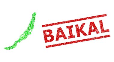 Baykal İmdat Damgası ve Yeşil Adamlar ve Baykal 'ın Dolar Mozaik Haritası