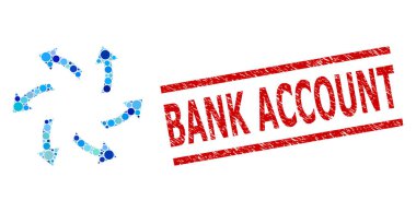 Çizilmiş Banka Hesap Filigranı ve Çemberlerin Merkezkaç Okları Bileşimi