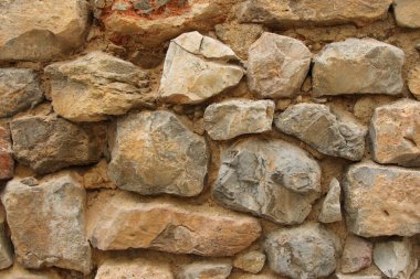 Antik taş duvar. Eski taş