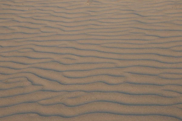 Sandwelle Strand Gegen Die Untergehende Sonne — Stockfoto