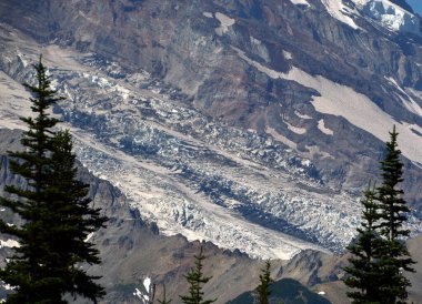 Glacier in Mount Rainier National Park, Washington