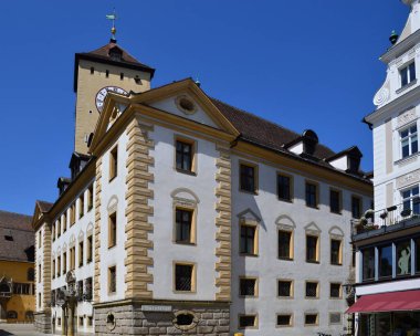 Eski Regensburg, Bavyera 'daki Tarihi Belediye Binası