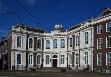 Hollanda 'nın başkenti Den Haag' daki tarihi bina.