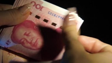 Çin yuan banknotlar. Çin para