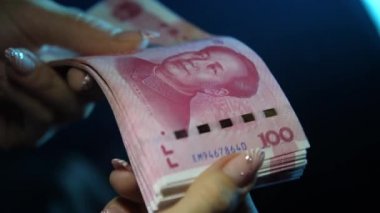 Çin yuan banknotlar. Çin para