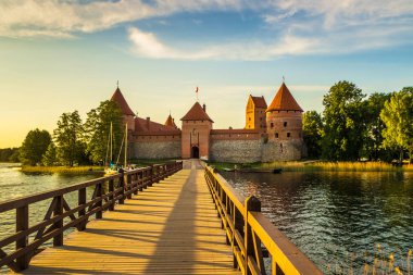 Trakai Kalesi - popüler bir turizm Litvanya
