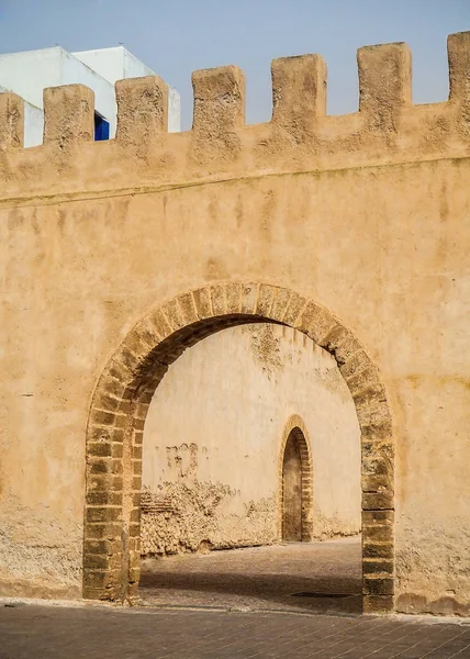 Fortress Walls Surround Old City Essaouira Morocco — Stock Photo, Image