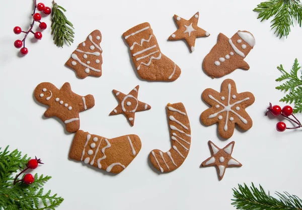 Lebkuchen Backen Hause Weihnachtsbacken — Stockfoto