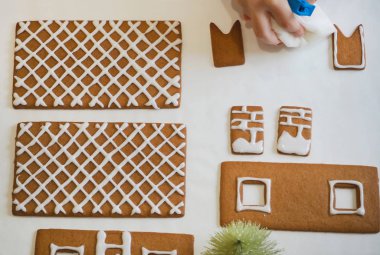 Zencefilli ev yapımı Noel ve yeni yıl için