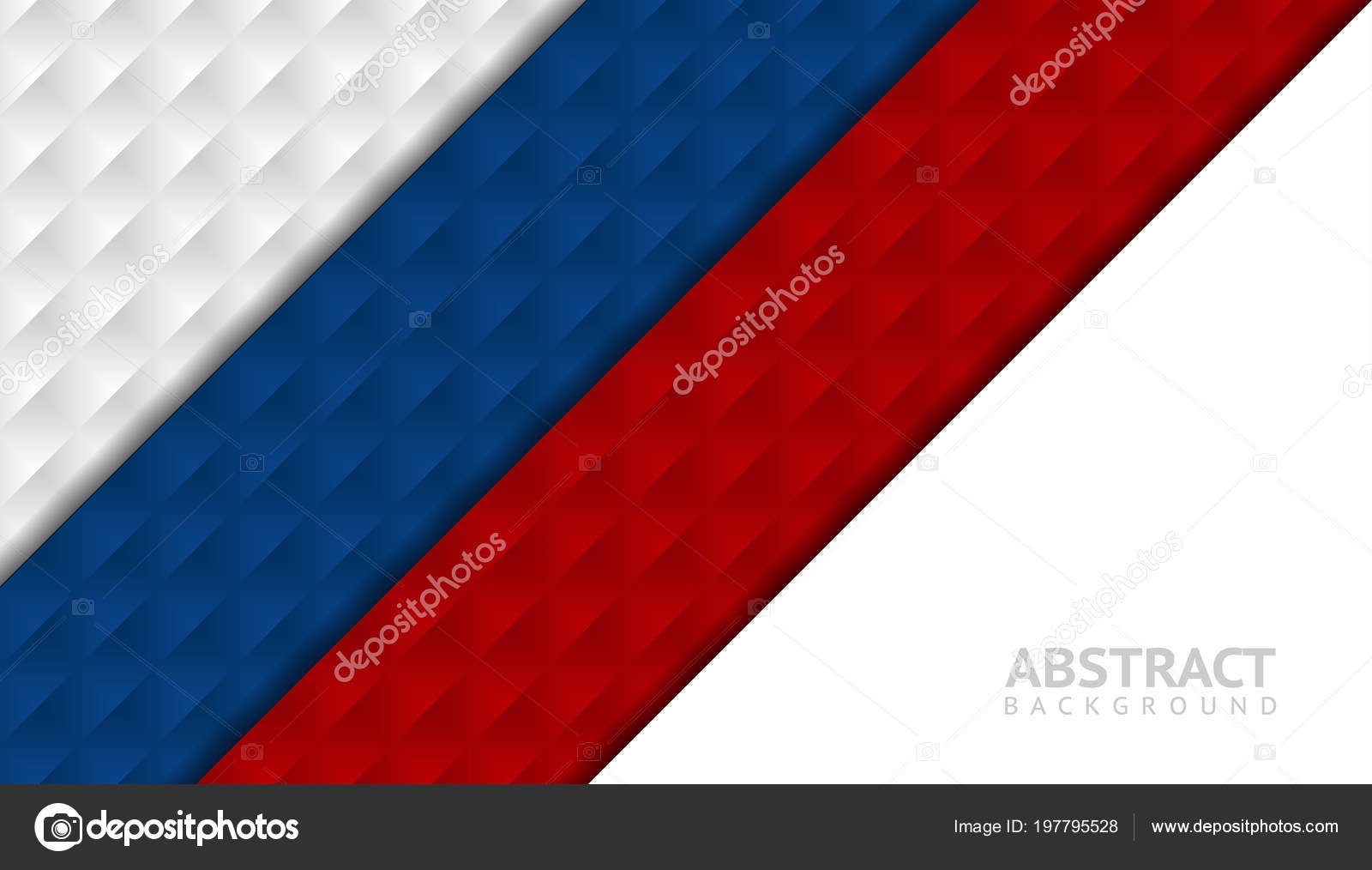 Geometric Abstract Background Graphic Template Russia Flag Colors Images, Photos, Reviews