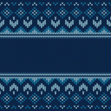 Noel örme desen. Geometrik soyut seamless modeli. Kazak, eşarp, yorgan ya da giysi doku için tasarım. Vektör çizim.