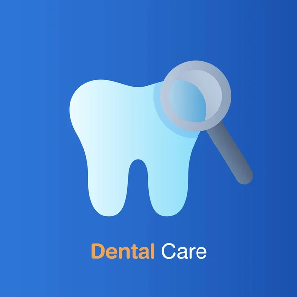 Concepto de cuidado dental. Buena higiene dental, prevención, control y tratamiento dental . — Archivo Imágenes Vectoriales