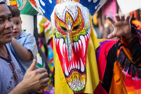 Tayland Haziran 16: Phitakhon festival Phitakhon maskeleri ve dans festivali ve uluslararası maskesi: loei Tayland il 16 Haziran 2018 üzerinde göstermek için