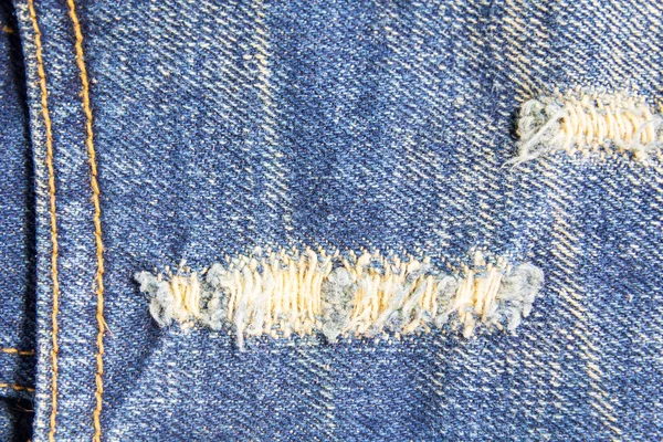 Jeans Impilati Uno Sfondo Legno Jeans Blu Uno Sfondo Legno — Foto Stock