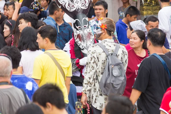 Loei Thailand Juli 2019 Phi Khon Festival Phi Khon Masken — Stockfoto