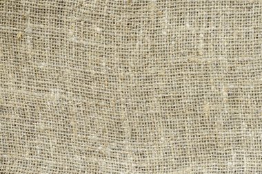 Kahverengi organik çuval bezi, çul doku arka plan ile görünür doku kopya alanı için metin ve diğer web tasarım öğeleri Yazdır.