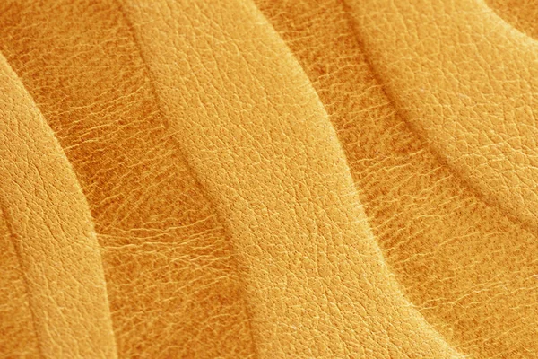 Textury Detail Zlaté Žluté Pravé Kůže Plastickým Vzorem Tapety Nebo — Stock fotografie
