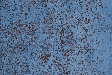 Eski mavi boyalı ahşap duvar