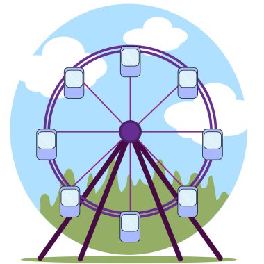 Parktaki dönme dolap.. 