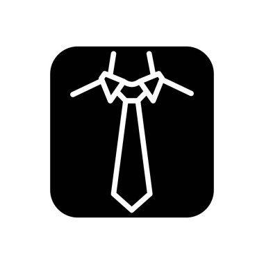 çalışan katı simge vektör tasarımı web ya da mobil uygulama için iyi