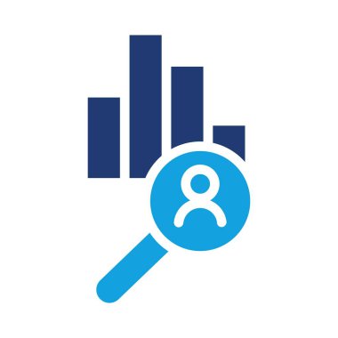 kişisel istatistik renkli ikon vektör tasarımı web ya da mobil uygulama için iyi