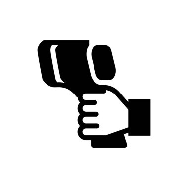 Sıcaklık denetimi katı simge vektör tasarımı web veya mobil uygulama için iyi