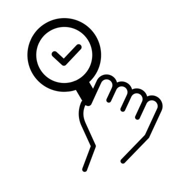 Katı simge vektör tasarımı web ya da mobil uygulama için iyi aranıyor