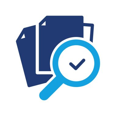 analiz renkli simge vektör tasarımı web ya da mobil uygulama için iyi