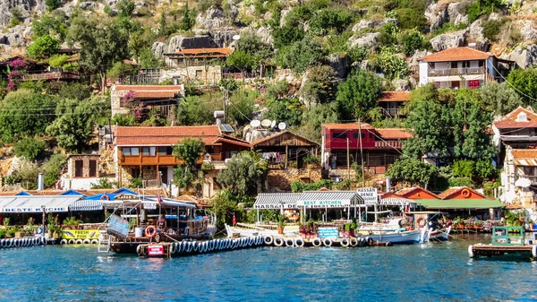 Simena Kalekoy Distrito Kekova Província Antalya Turquia Outubro 2012 Antiga — Fotografia de Stock