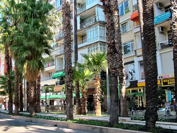 Antalya Turkije Oktober 2017 Ataturk Street Een Van Belangrijkste Mooiste — Stockfoto